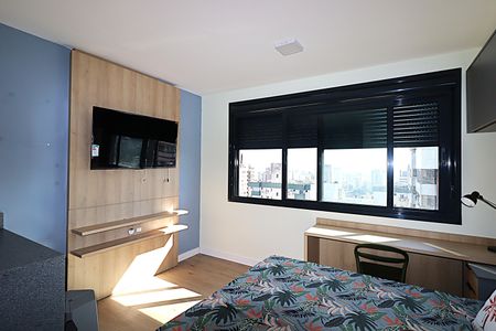 Studio à venda com 28m², 1 quarto e 1 vagaEspaço conjugado 