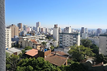 Vista da Rua de kitnet/studio à venda com 1 quarto, 28m² em Mont’serrat, Porto Alegre