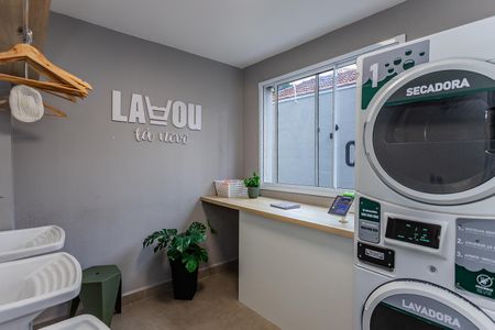Apartamento para alugar com 34m², 1 quarto e sem vaga Apartamento para alugar com 34m², 1 quarto e sem vagaLavanderia