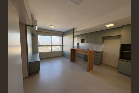 Sala/cozinha de apartamento à venda com 2 quartos, 68m² em Serrinha, Goiânia