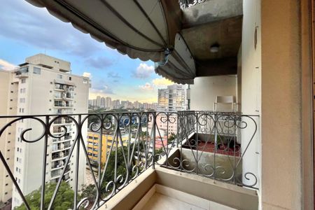 Varanda da Sala de apartamento para alugar com 2 quartos, 74m² em Vila Clementino, São Paulo