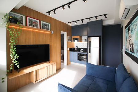 Sala de kitnet/studio à venda com 1 quarto, 36m² em Indianópolis, São Paulo