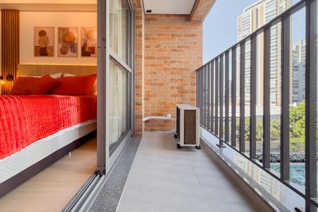 Studio para alugar com 24m², 1 quarto e sem vagaVaranda