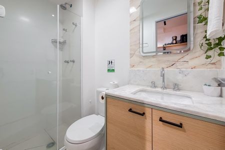 Studio para alugar com 24m², 1 quarto e sem vagaBanheiro