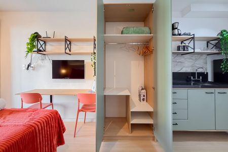 Studio para alugar com 24m², 1 quarto e sem vagaStudio