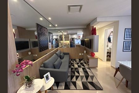 Sala de apartamento para alugar com 2 quartos, 63m² em Santa Mônica, Uberlândia
