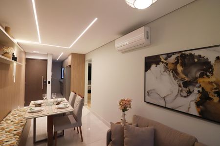 Sala  de apartamento à venda com 2 quartos, 57m² em Nova Petrópolis, São Bernardo do Campo