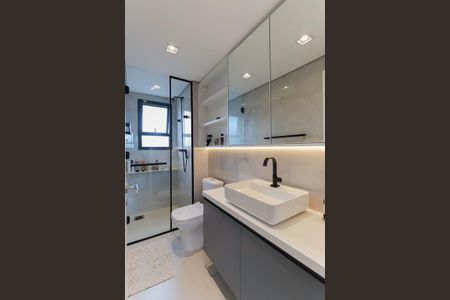 Apartamento à venda com 55m², 2 quartos e 1 vaga Apartamento à venda com 55m², 2 quartos e 1 vagaBanheiro da suíte