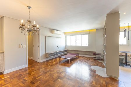Sala de apartamento para alugar com 3 quartos, 100m² em Indianópolis, São Paulo