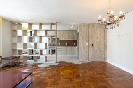 Sala de apartamento para alugar com 3 quartos, 100m² em Indianópolis, São Paulo