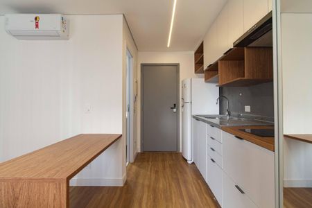 Studio à venda com 28m², 1 quarto e sem vagaCozinha