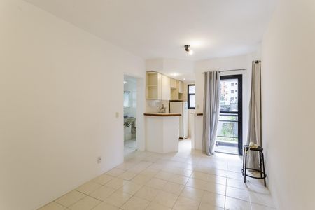 Sala/Cozinha de apartamento para alugar com 1 quarto, 45m² em Vila Nova Conceição, São Paulo