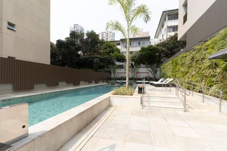 Studio para alugar com 26m², 1 quarto e sem vagaPiscina