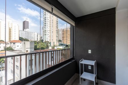 Studio para alugar com 26m², 1 quarto e sem vagaVaranda