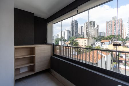 Studio para alugar com 26m², 1 quarto e sem vagaVaranda