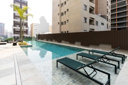 Studio para alugar com 26m², 1 quarto e sem vagaPiscina
