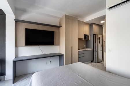 Studio para alugar com 26m², 1 quarto e sem vagaQuarto