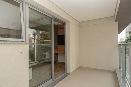 Varanda do Quarto de kitnet/studio para alugar com 1 quarto, 31m² em Bela Vista, São Paulo
