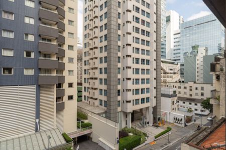 Vista da Varanda do Quarto de kitnet/studio para alugar com 1 quarto, 31m² em Bela Vista, São Paulo