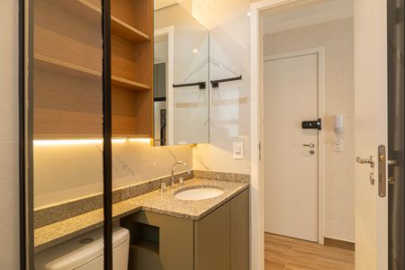 Studio para alugar com 31m², 1 quarto e sem vaga Banheiro