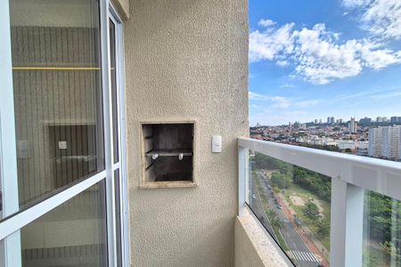 Varanda da Sala  de apartamento para alugar com 2 quartos, 57m² em Residencial Villa Garden, Campinas
