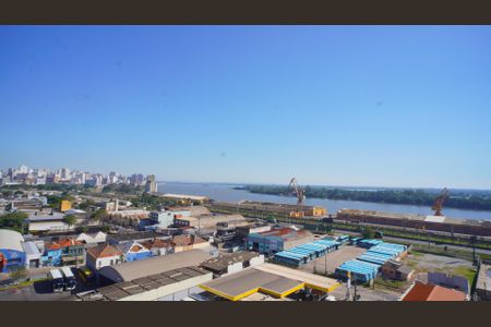 Studio à venda com 16m², 1 quarto e 1 vagaVista da sacada 