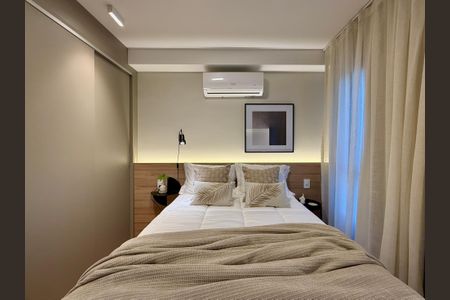Studio para alugar com 24m², 1 quarto e sem vagaQuarto