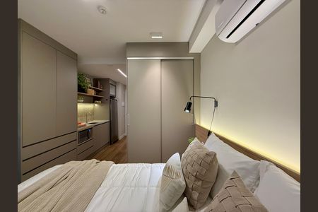 Studio para alugar com 24m², 1 quarto e sem vagaQuarto