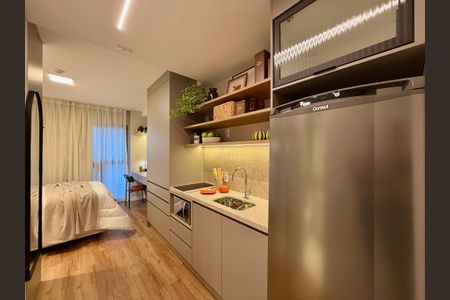 Studio para alugar com 24m², 1 quarto e sem vagaCozinha