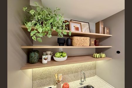 Studio para alugar com 24m², 1 quarto e sem vagaCozinha