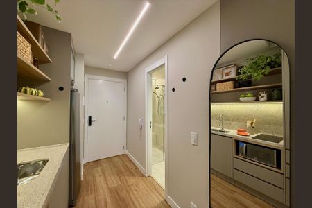 Studio para alugar com 24m², 1 quarto e sem vagaCozinha