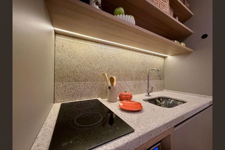 Studio para alugar com 24m², 1 quarto e sem vagaCozinha