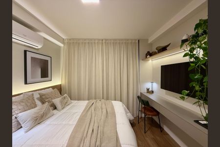 Studio para alugar com 24m², 1 quarto e sem vagaQuarto