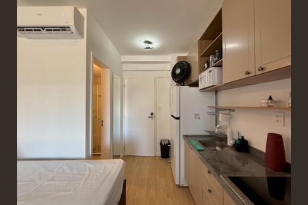 Studio para alugar com 28m², 1 quarto e sem vaga Studio para alugar com 28m², 1 quarto e sem vagaCozinha