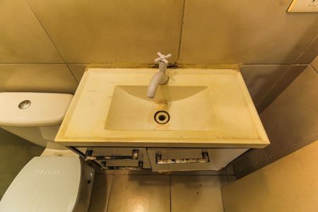 Banheiro de kitnet/studio para alugar com 1 quarto, 29m² em Mooca, São Paulo
