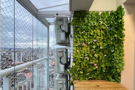 Varanda da Sala de apartamento para alugar com 2 quartos, 74m² em Marapé, Santos