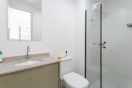 Apartamento à venda com 27m², 1 quarto e sem vaga Apartamento à venda com 27m², 1 quarto e sem vagaBanheiro da Suíte