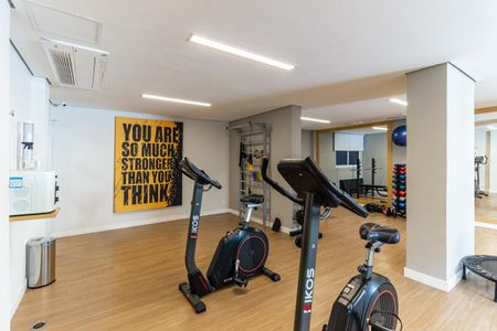 Apartamento para alugar com 28m², 1 quarto e sem vaga Apartamento para alugar com 28m², 1 quarto e sem vagaAcademia