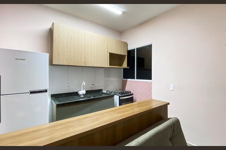Sala/cozinha de apartamento à venda com 1 quarto, 38m² em Vila Granada, São Paulo