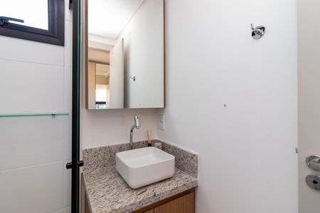 Apartamento para alugar com 26m², 1 quarto e sem vagaBanheiro da Suíte