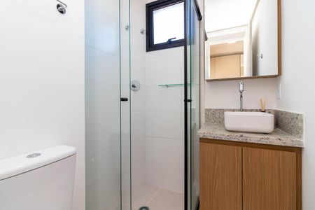 Apartamento para alugar com 26m², 1 quarto e sem vagaBanheiro da Suíte