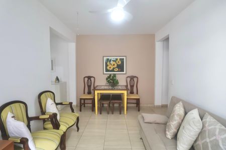 Sala de apartamento para alugar com 1 quarto, 75m² em Jardim Belmar, Guarujá