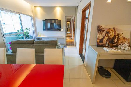 sala de apartamento à venda com 3 quartos, 85m² em Ipiranga, Belo Horizonte