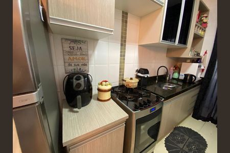 Cozinha de apartamento para alugar com 2 quartos, 70m² em Santa Mônica, Uberlândia