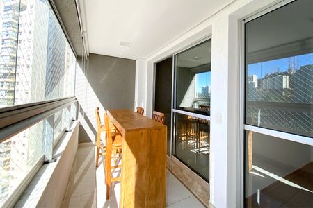 Varanda da Sala de apartamento para alugar com 3 quartos, 83m² em Vila da Serra, Nova Lima