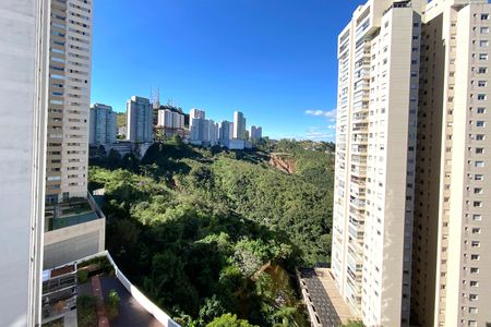 Vista da Sala de apartamento para alugar com 3 quartos, 83m² em Vila da Serra, Nova Lima