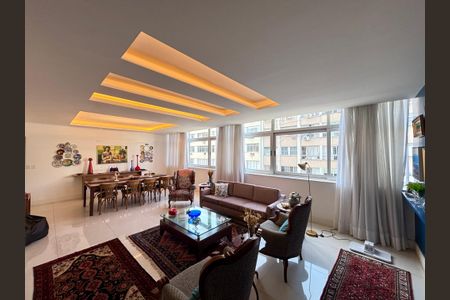 Sala de apartamento à venda com 4 quartos, 222m² em Copacabana, Rio de Janeiro