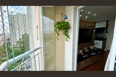 Varanda da Sala de apartamento à venda com 2 quartos, 47m² em Gopouva, Guarulhos