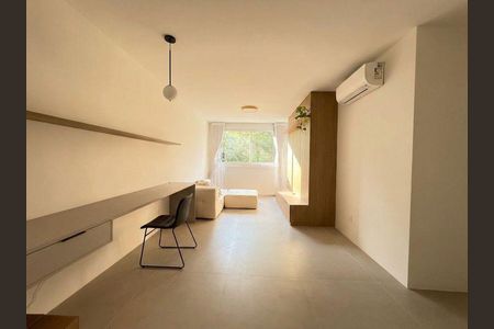 Apartamento para alugar com 58m², 1 quarto e 2 vagasSala