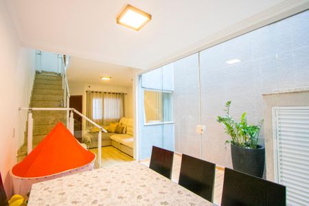 Sala de jantar de casa para alugar com 3 quartos, 125m² em Campestre, Santo André